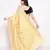 yellow Dupion Silk Banarasi Meena Jaal Saree