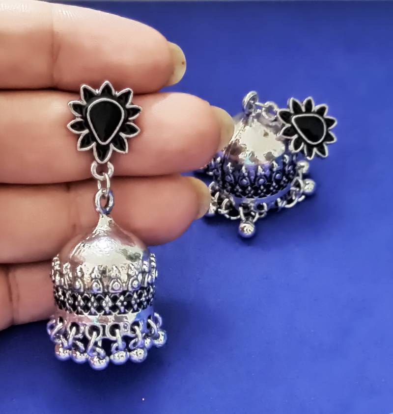 Black earrings