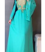 Sale !! New Embellished Wedding Abaya Long Maxi Formal Beaded Dubai Kaftan for Women