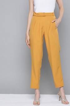 Mustard Tapered Pants