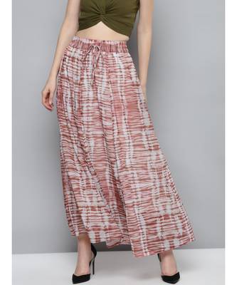 Rust Tie & Dye Maxi Skirt 1