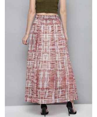 Rust Tie & Dye Maxi Skirt 3