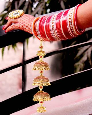 Red cubic zirconia bracelets 2