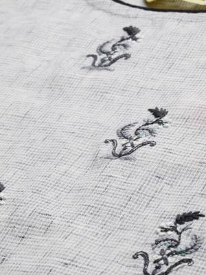 Grey embroidered viscose rayon kurtas-and-kurtis 5