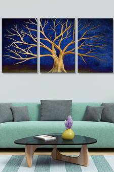 999store Blue Canvas paintings