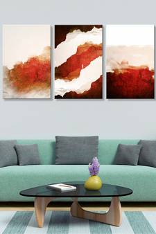 999store Red Canvas paintings