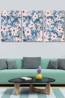 999store Blue Canvas paintings