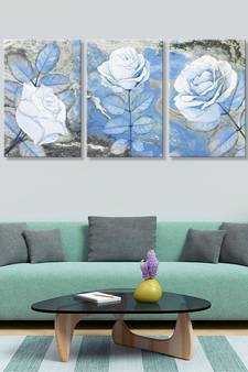 999store Blue Canvas paintings