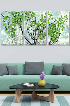 999store Blue Canvas paintings