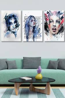 999store White Canvas paintings