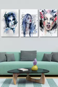 999store White Canvas paintings