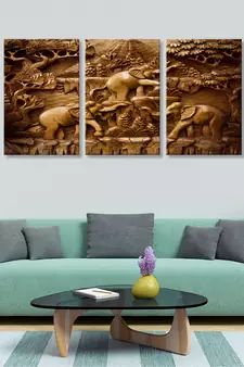 999store Brown Canvas paintings
