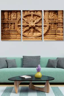 999store Brown Canvas paintings