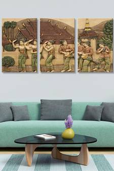 999store Brown Canvas paintings