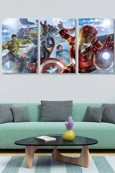 999store Blue Canvas paintings