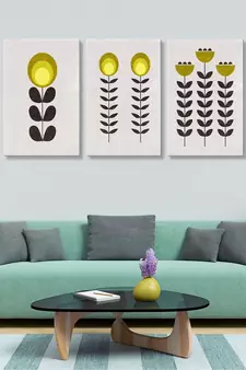 999store Grey Canvas paintings