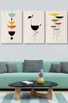 999store Grey Canvas paintings