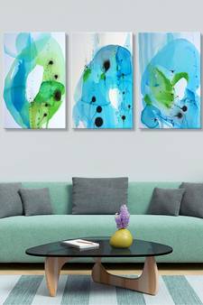999store Blue Canvas paintings