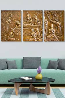 999store Brown Canvas paintings