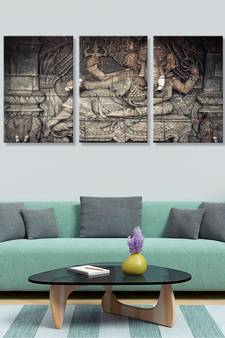 999store Brown Canvas paintings