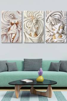 999store White Canvas paintings