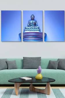 999store Blue Canvas paintings