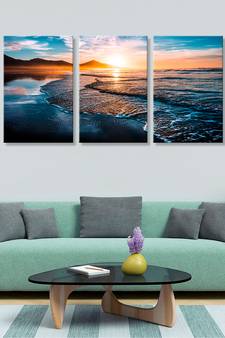 999store Blue Canvas paintings