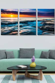 999store Blue Canvas paintings