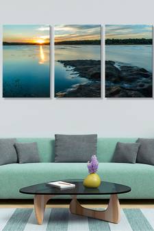 999store Blue Canvas paintings