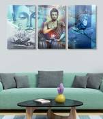 999store Blue Canvas paintings