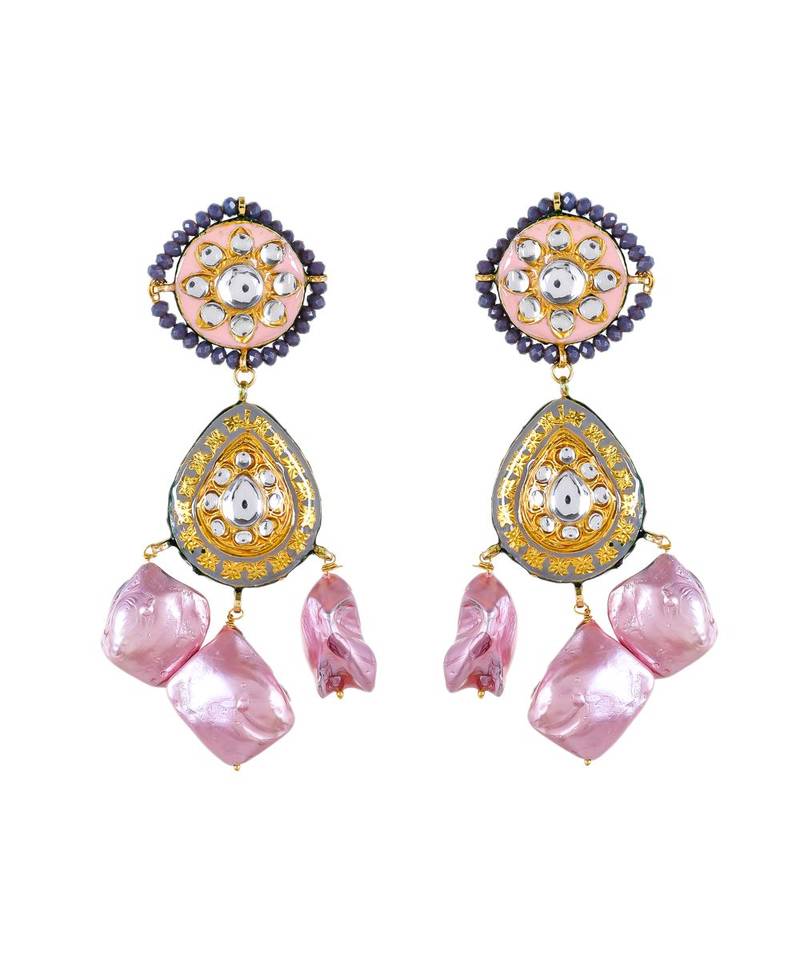 Moon Grey Choker Style Necklace Set