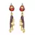 Carnation Pink & Maroon Necklace Set