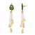 Fuschia Pink & Green Necklace Set