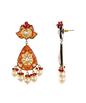 Red Hasli Style Necklace Set 4