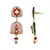 Carnation Pink & Maroon peacock style Necklace Set
