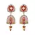 Carnation Pink & Maroon peacock style Necklace Set