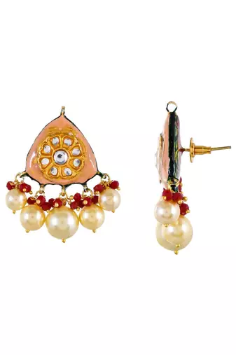 Coral Peach Necklace Set
