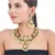 Emerald Green hasli style necklace set