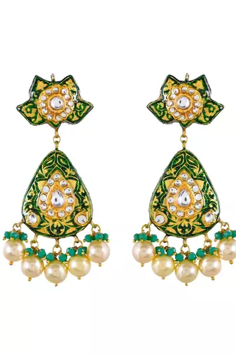 Emerald Green Hasli Style Necklace Set