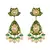 Emerald Green hasli style necklace set