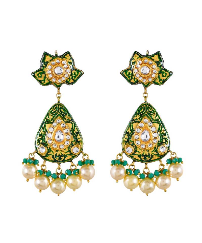 Emerald Green Hasli Style Necklace Set