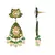 Emerald Green hasli style necklace set