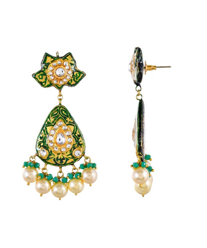 Emerald Green Hasli Style Necklace Set