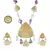 Pistachio Green Necklace Set with Ring