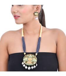 Ebony Black Necklace Set