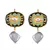 Ebony black Necklace Set