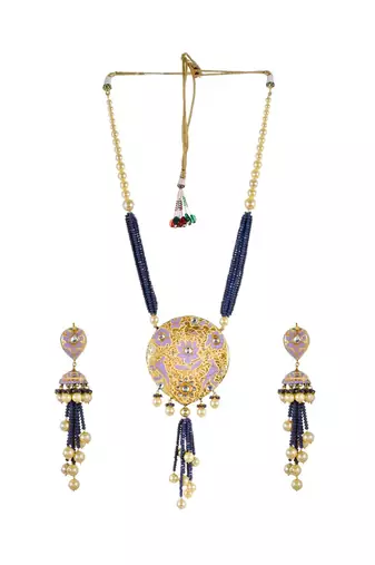 Lilac & Ivory Necklace Set