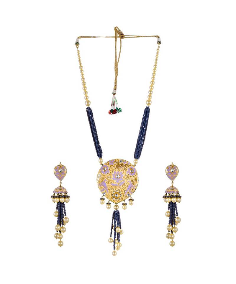 Lilac & Ivory Necklace Set