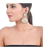 Moon Grey & Pink Earrings