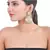 Moon grey & pink earrings